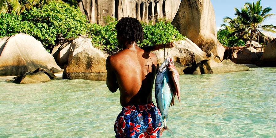 Pescato delle Seychelles - Foto © Raymond Sahuquet